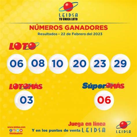 los números del loto de leidsa